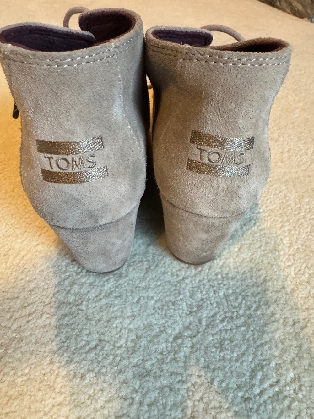 TOMS wedge boots
